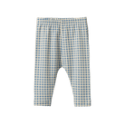 Nature Baby Organic Cotton Leggings (Blue Gingham)