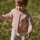 Nature Baby Liliette Cardigan (Rose Dust)