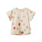 Nature Baby Lucy Suit (Flora Stamp Rose Dust Print)