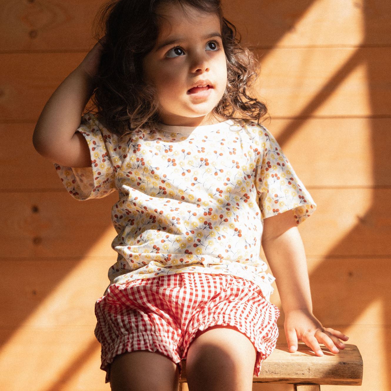Nature Baby Faye Tee (Kitchen Garden Print)