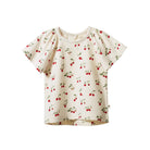Nature Baby Organic Cotton Faye Tee (Strawberry Blush Print)