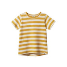 Nature Baby Organic Cotton S/S River Tee (Golden Sea Stripe)
