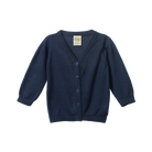Nature Baby Light Cotton Knit Cardigan (Navy)