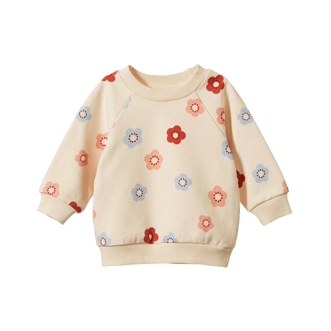 Nature Baby Emerson Sweater (Flora Stamp Print)