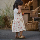 Nature Baby Saturday Dress (Petite Flora Stamp Print)