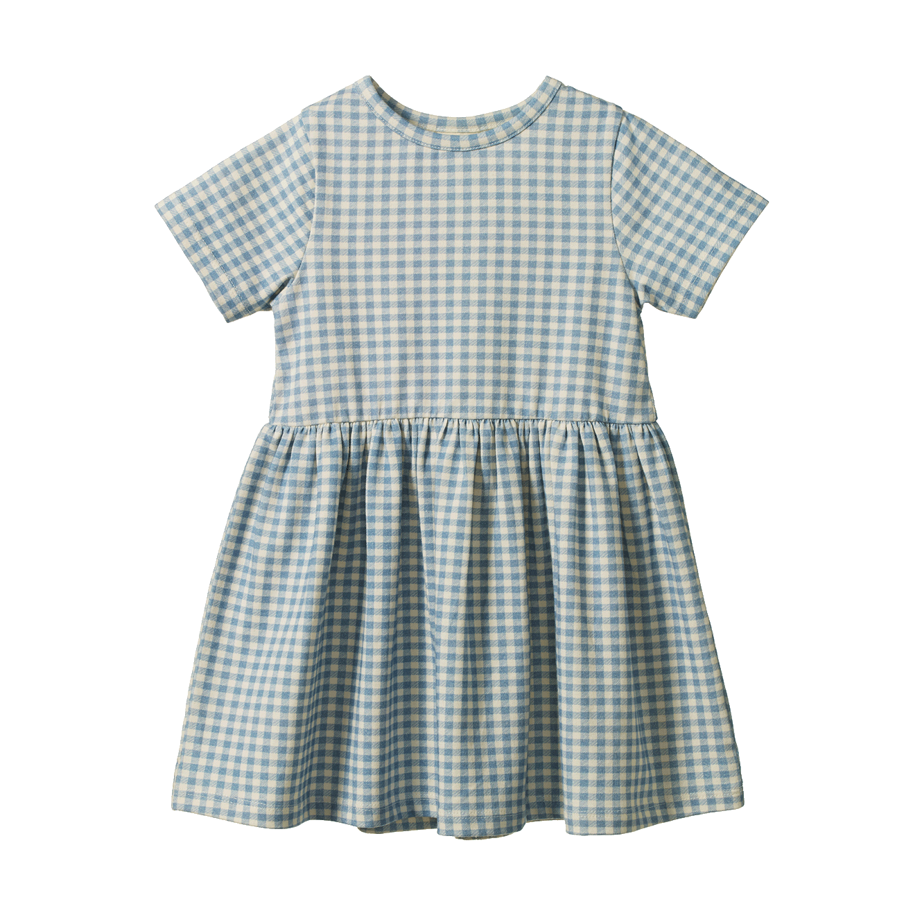 Nature Baby Saturday Dress (Blue Gingham)