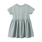 Nature Baby Saturday Dress (Blue Gingham)