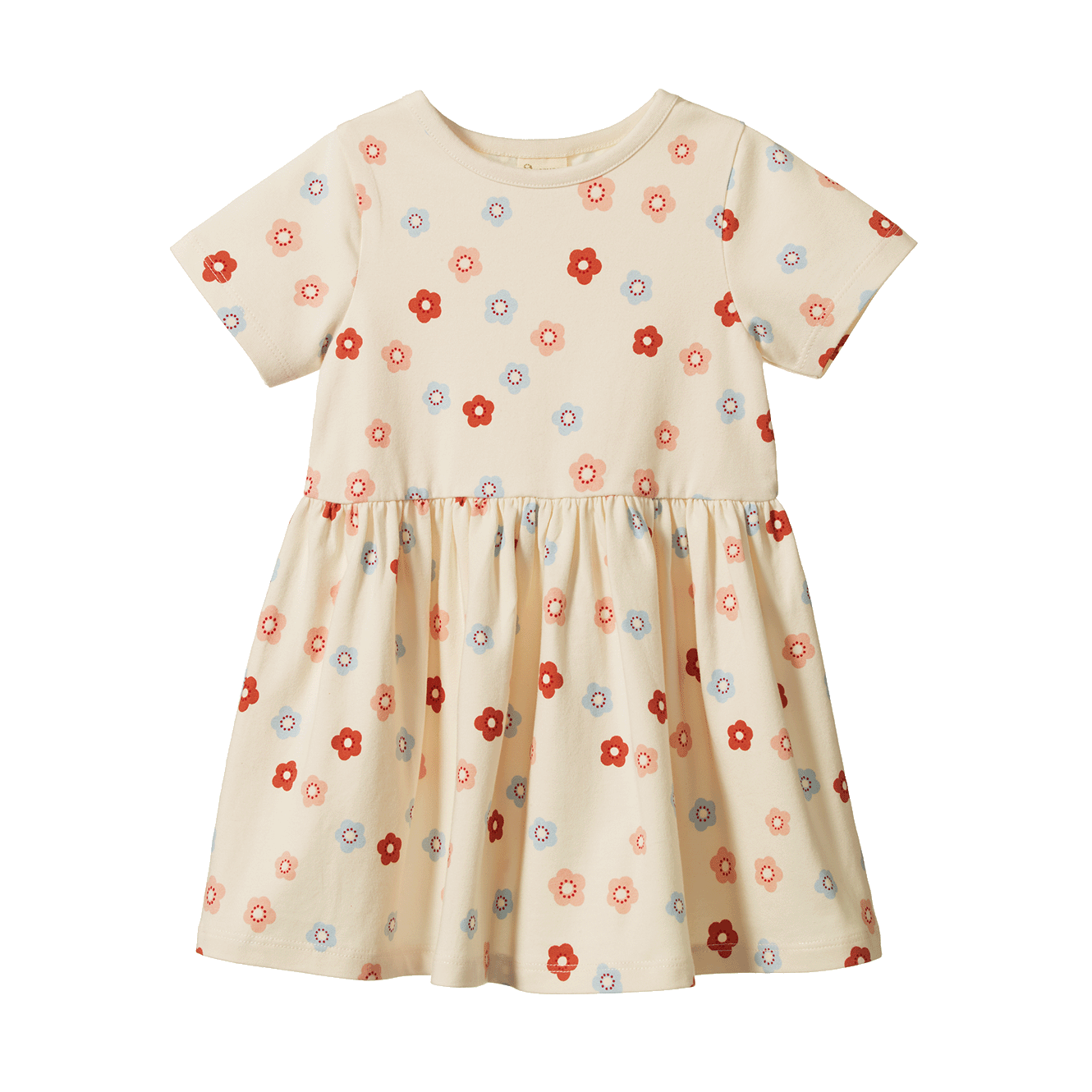 Nature Baby Saturday Dress (Petite Flora Stamp Print)