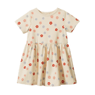 Nature Baby Saturday Dress (Petite Flora Stamp Print)