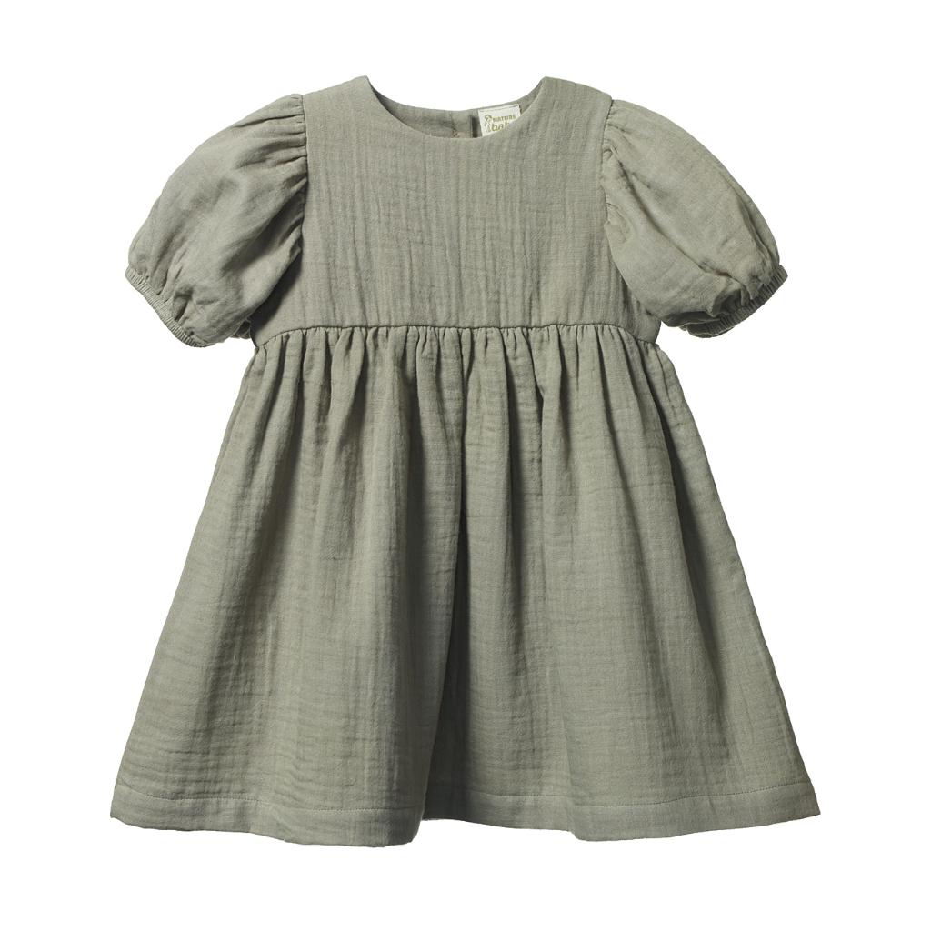 Nature Baby Linen Albertine Dress (Brook)