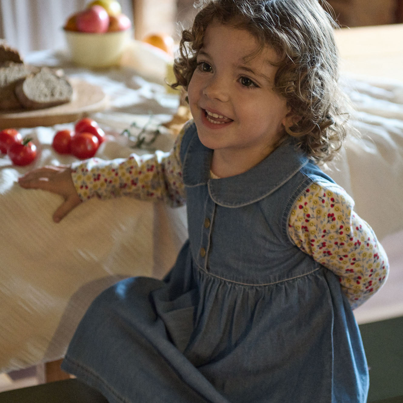 Nature Baby Birdy Dress (Sky)
