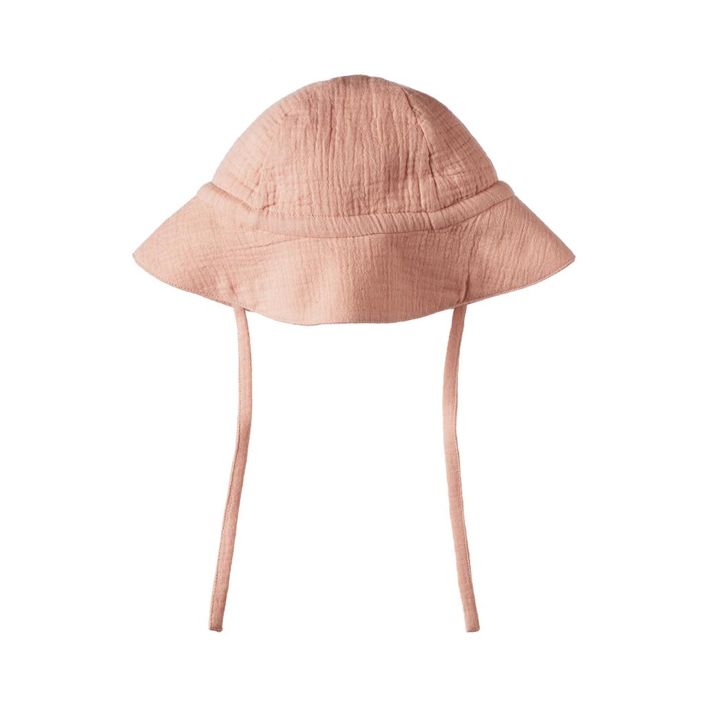 Nature Baby Muslin Sunhat (Rose Dust )
