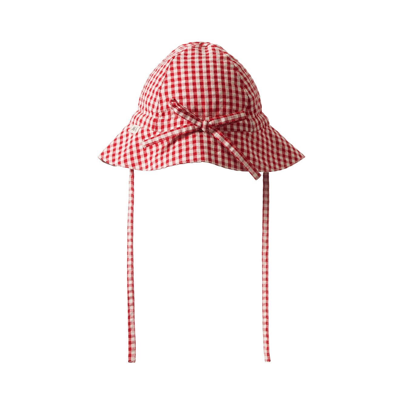 Nature Baby Sunhat (Red Gingham)
