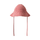 Nature Baby Sunhat (Red Gingham)