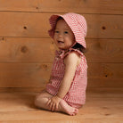 Nature Baby Sunhat (Red Gingham)
