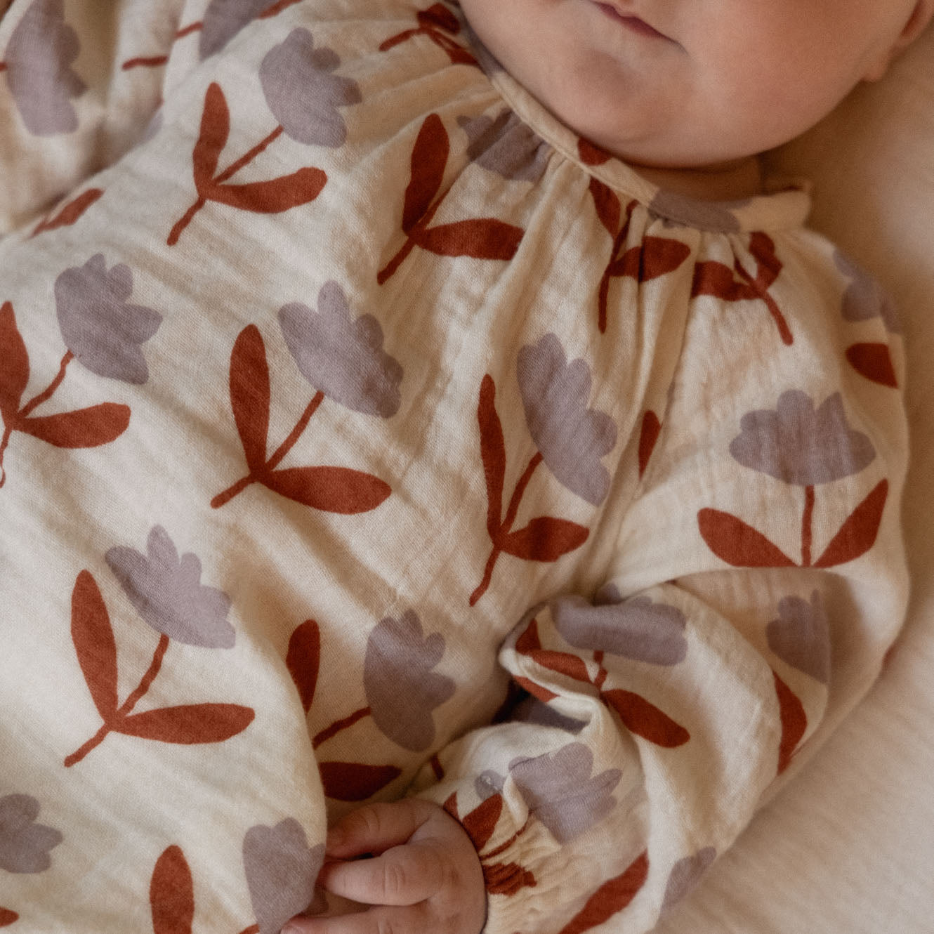 Nature Baby Meadow Bodysuit (Fleurette Print)
