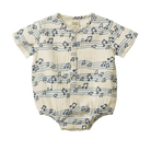 Nature Baby Muslin Monty Suit (Rhythm Print)