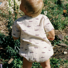 Nature Baby Muslin Monty Suit (Row Boats Print)