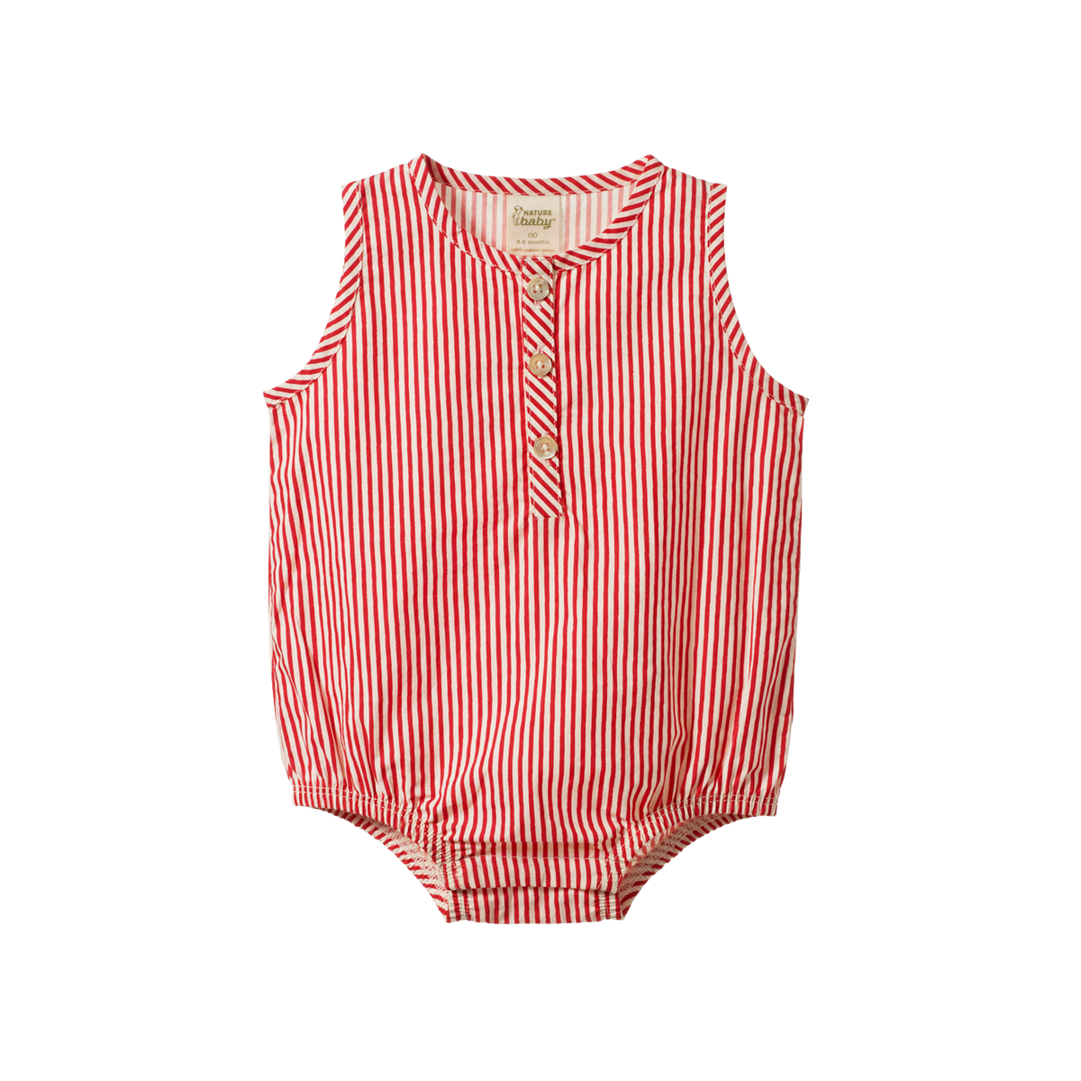 Nature Baby Cedar Suit (Meri Stripe)