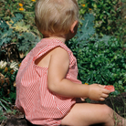 Nature Baby Cedar Suit (Meri Stripe)