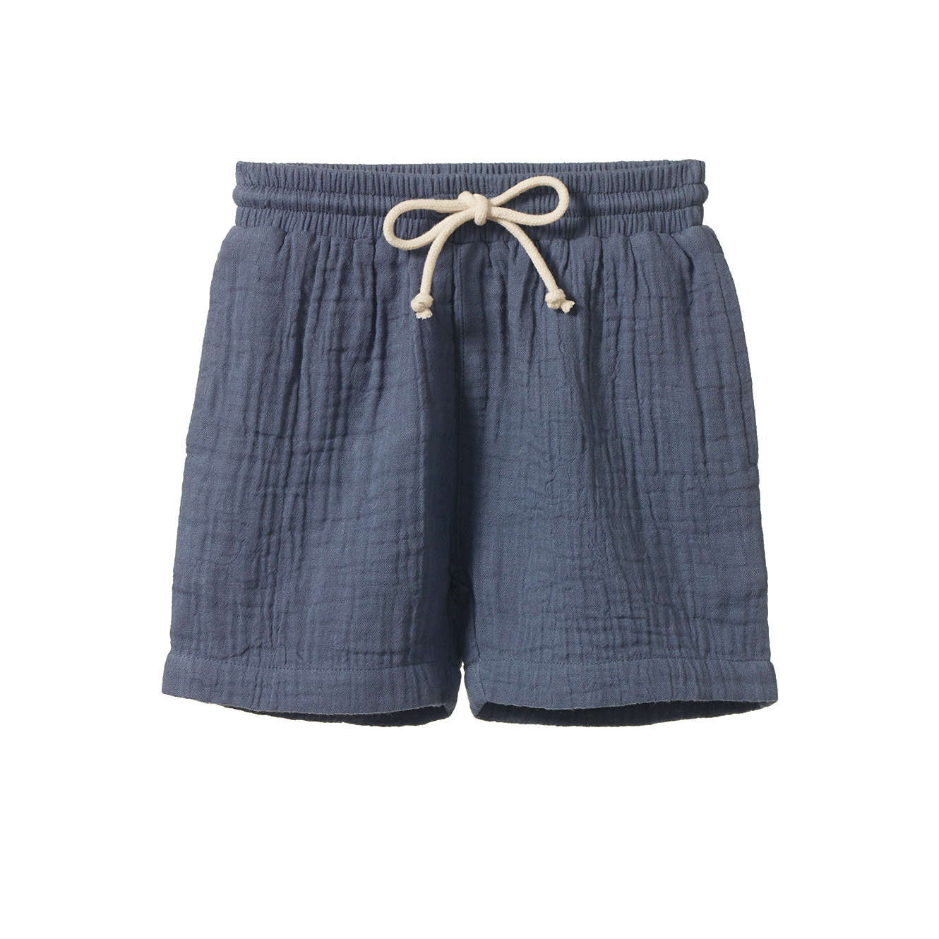 Nature Baby Muslin James Shorts (Vintage Indigo)