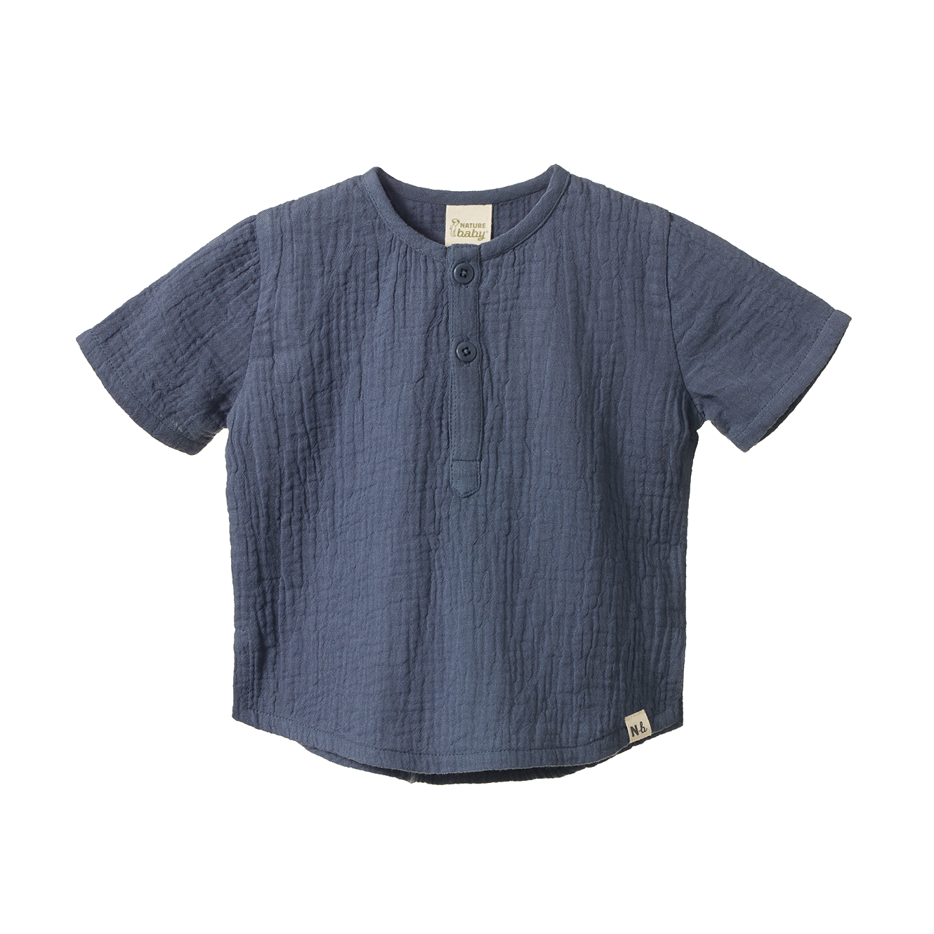 Nature Baby Muslin Caravan Shirt (Vintage Indigo)