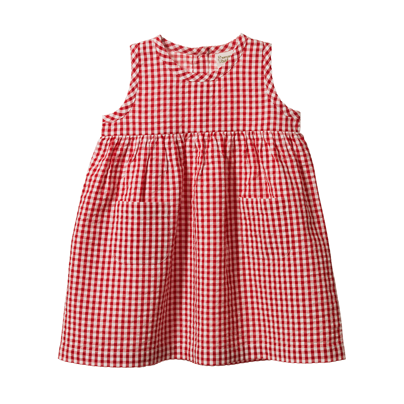 Nature Baby Dorothy Dress (Red Gingham)