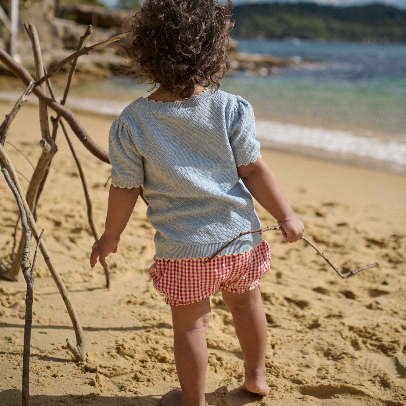 Nature Baby Betty Shorts (Red Gingham)