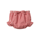 Nature Baby Petal Set (Red Gingham)