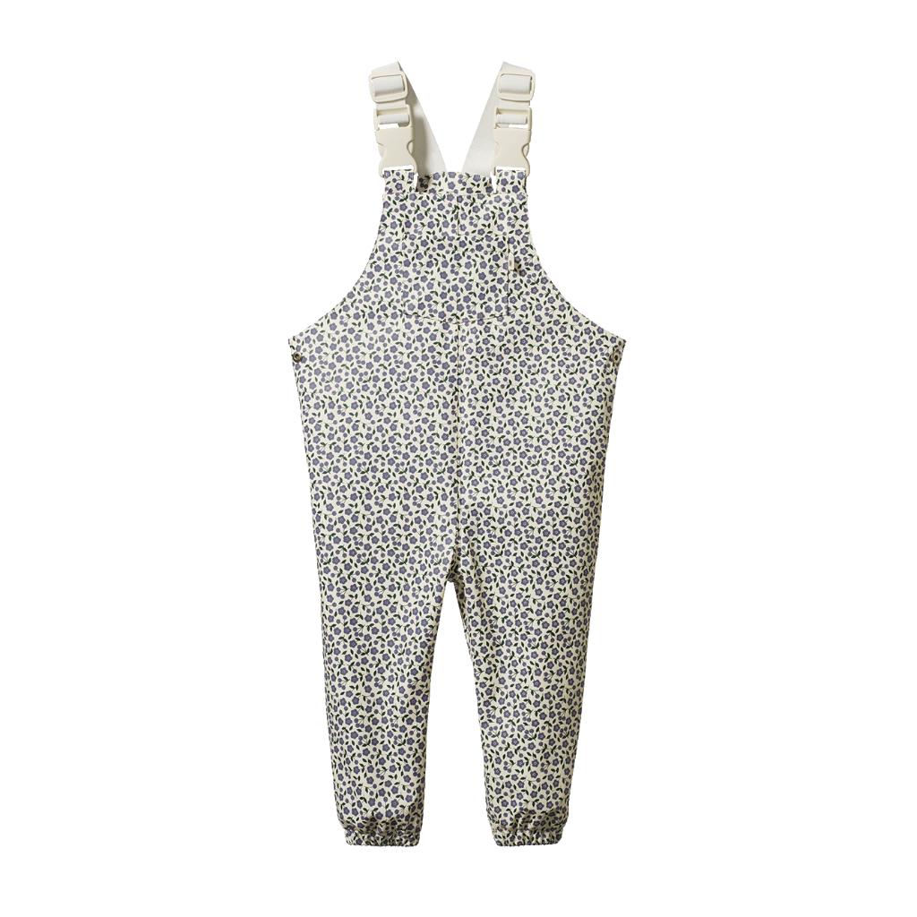 Nature Baby Splash Overalls (Briarwood Heron Print)