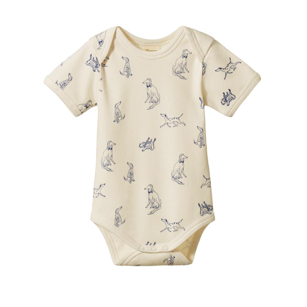 Nature Baby Organic Cotton S/S Bodysuit (Best Friend Print)
