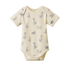 Nature Baby Organic Cotton S/S Bodysuit (Best Friend Print)