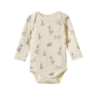 Nature Baby Organic Cotton L/S Bodysuit (Best Friend Print)