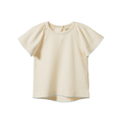 Nature Baby Organic Cotton Faye Tee (Natural With Blue)