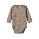 Nature Baby Merino L/S Bodysuit (Bramble Burrow Print)