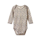 Nature Baby Merino L/S Bodysuit (Briarwood Lilac Print)