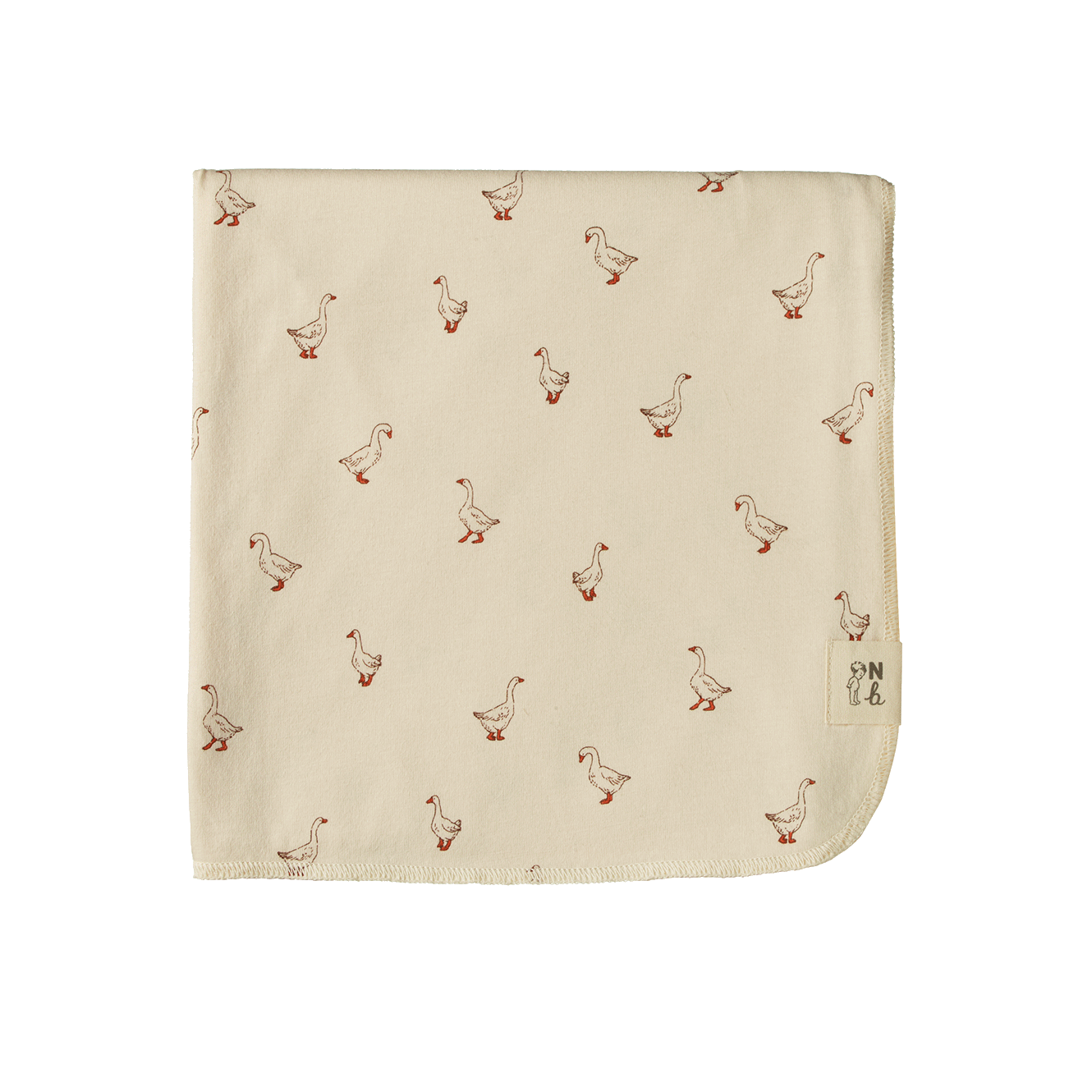 Nature Baby Organic Cotton Wrap (Goosey Natural Print)