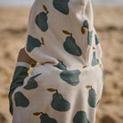 Nature Baby Poncho Towel (Pear Print)