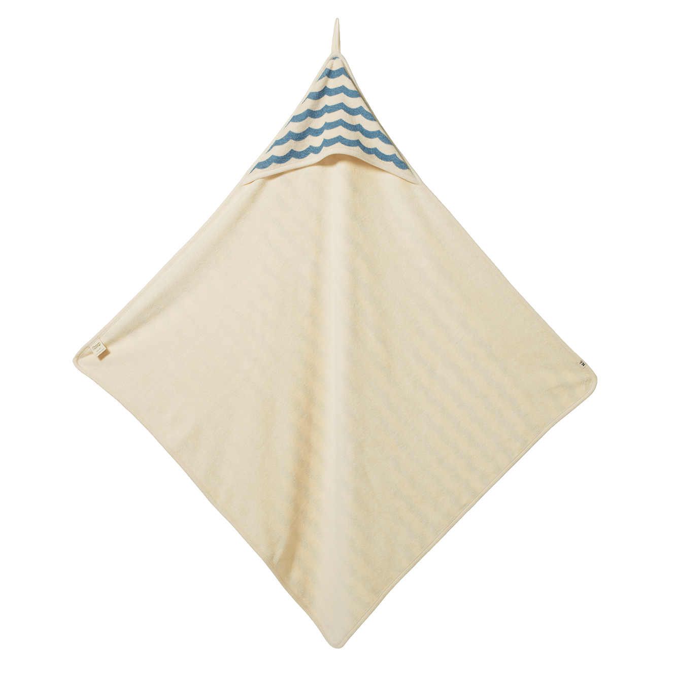 Nature Baby Organic Cotton Hooded Towel (Waves Print)