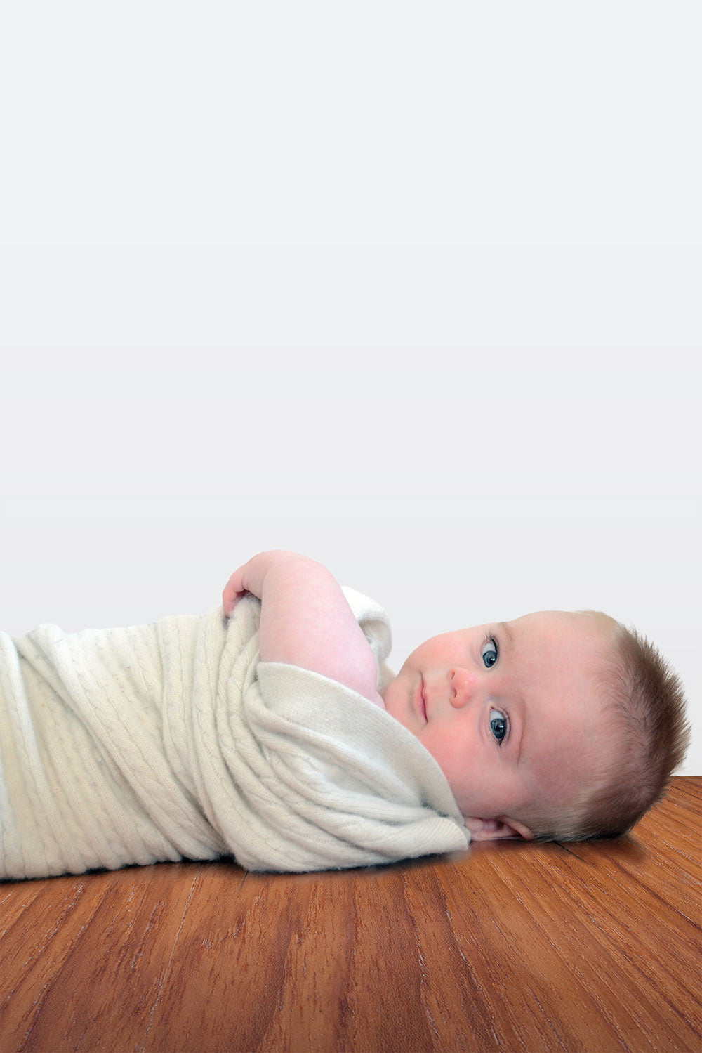 Merino & Possum Heirloom Baby Blanket