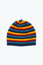 Merino & Possum Kids Striped Beanie (Twilight)