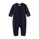 Nature Baby Lou Suit (Navy Cable Knit)