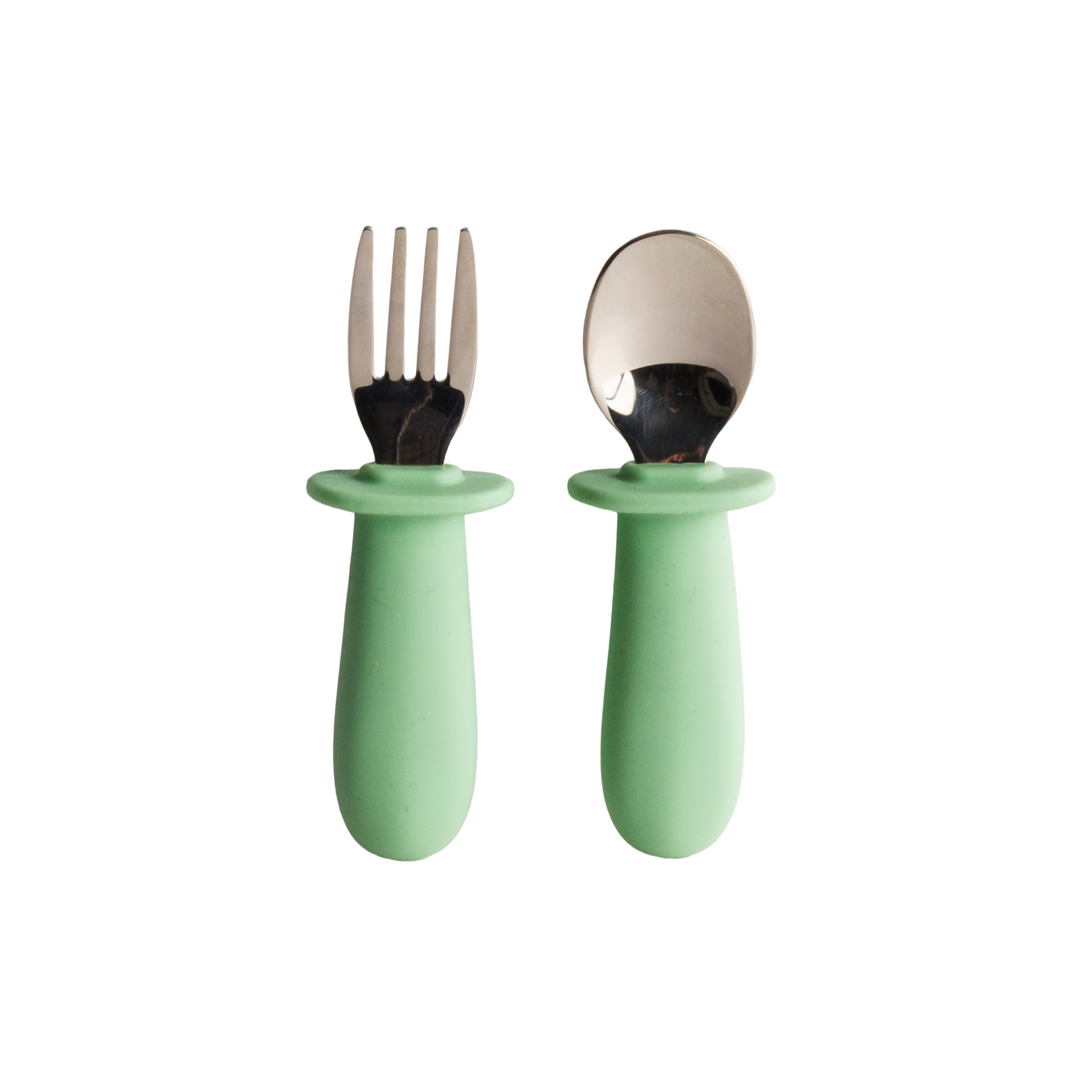 Nestling Baby Cutlery 2pk (Sage)