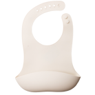 Nestling Silicone Bib (Oat)