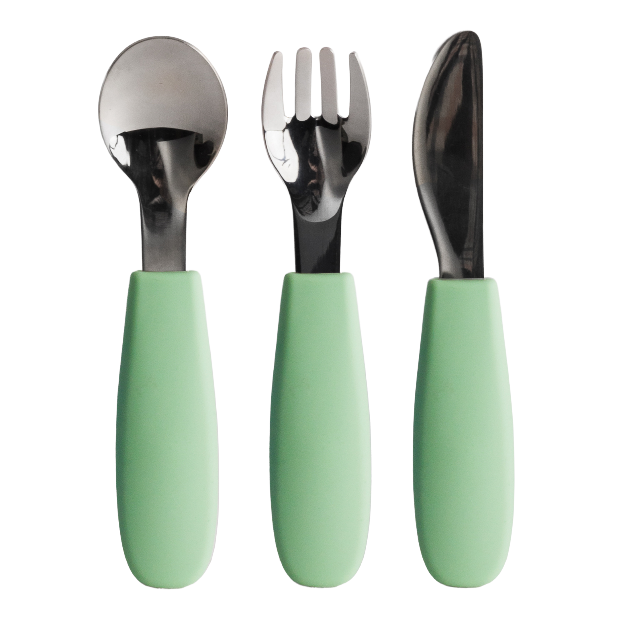 Nestling Toddler Cutlery 3pk (Sage)