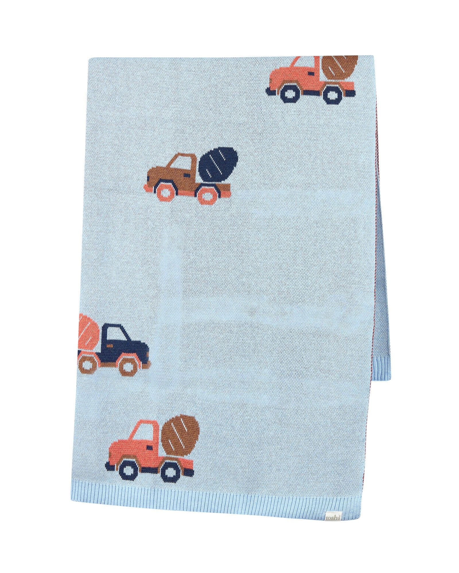 Toshi Organic Storytime Blanket (Mr Cement)