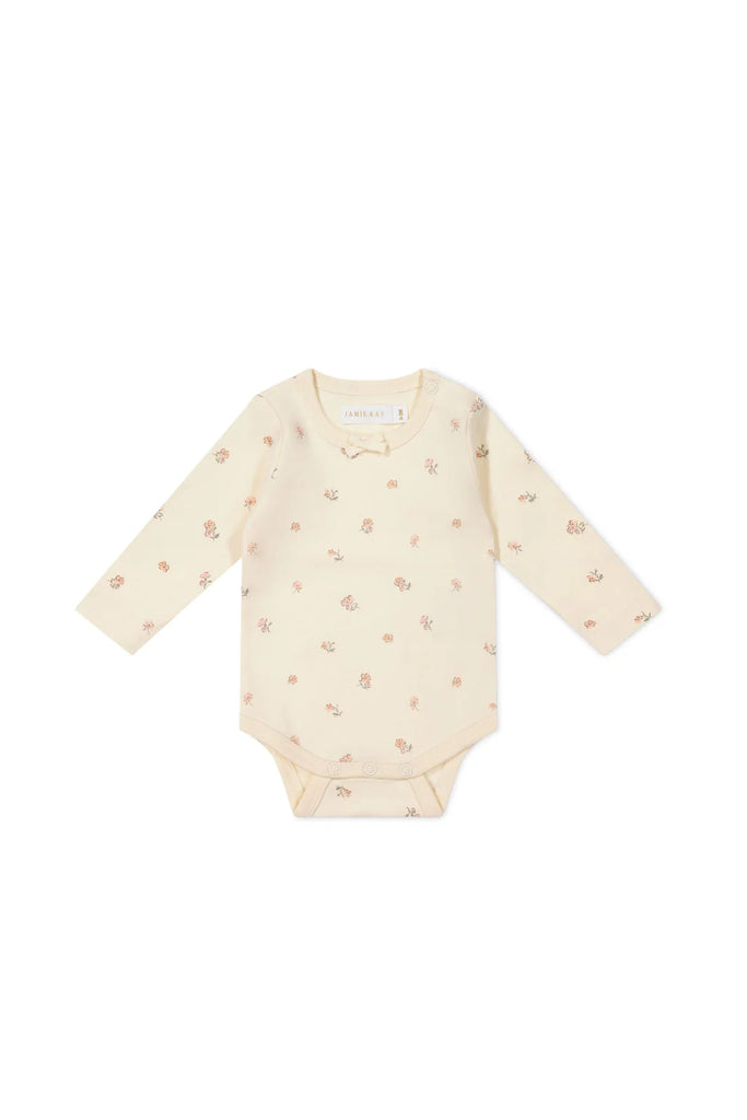 Jamie Kay Organic Cotton L/S Bodysuit (Meredith Egret)