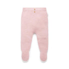 Purebaby Textured Leggings (Pink Melange)