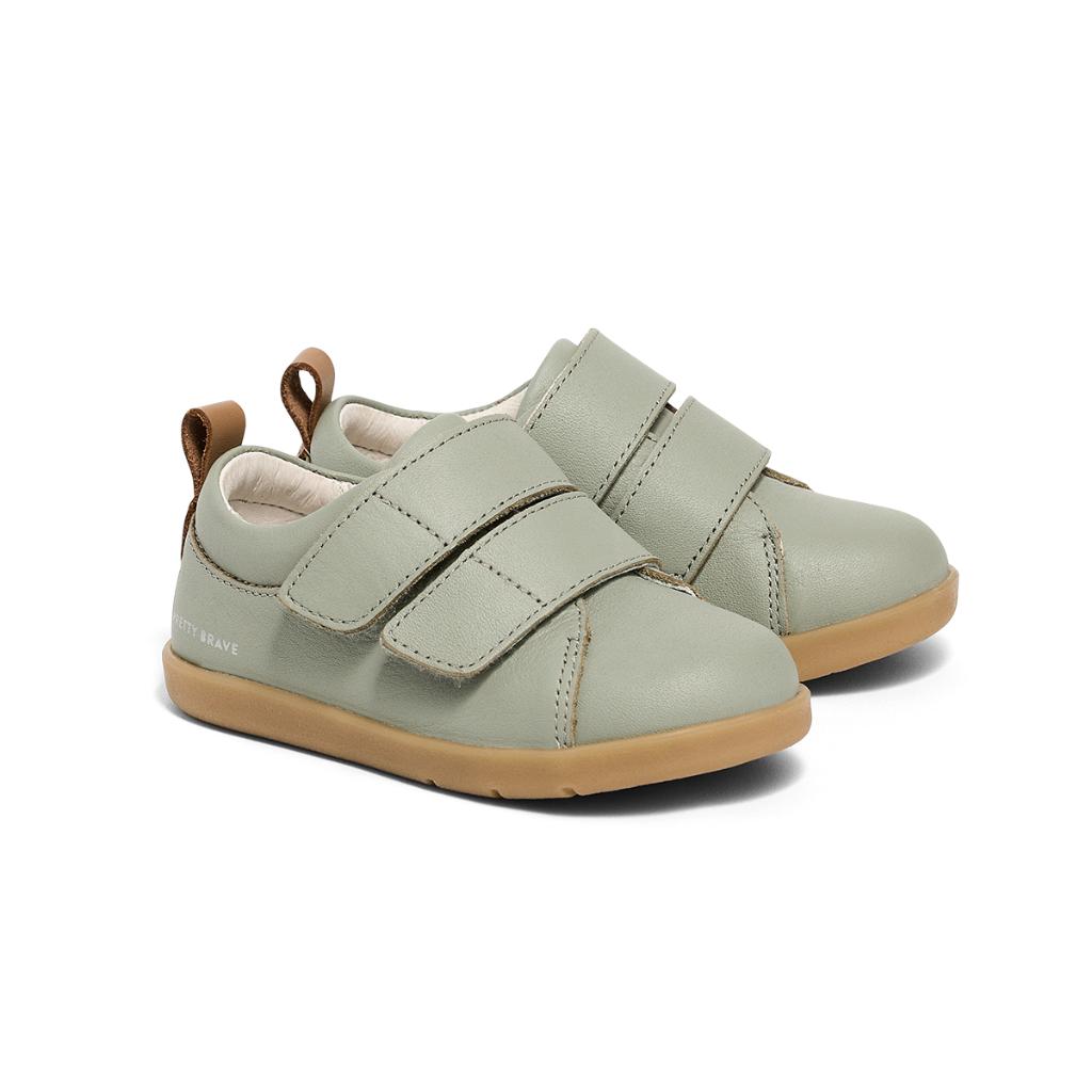 Pretty Brave First Walker Brooklyn Sneaker (Sage)