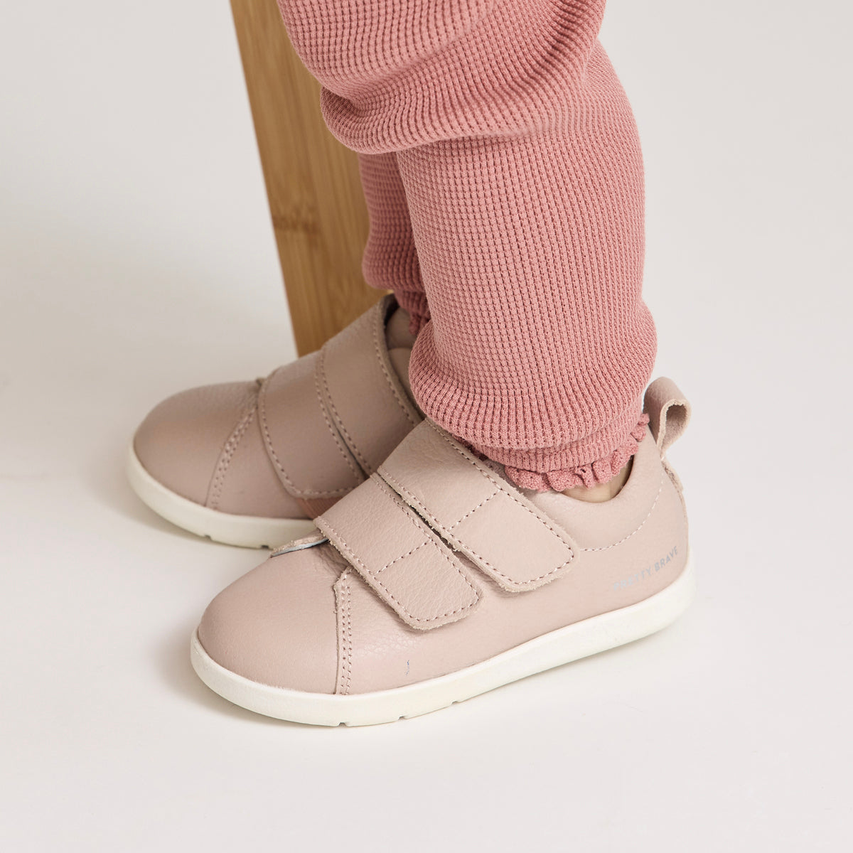 Pretty Brave First Walker Brooklyn Sneaker (Blush 23)